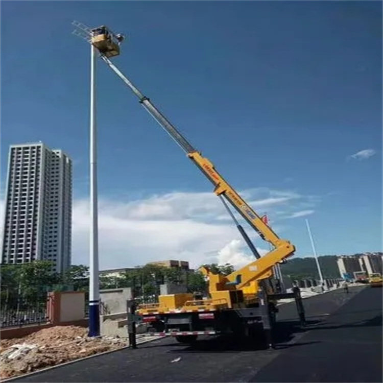 香河县维修路灯的曲臂升降车出租